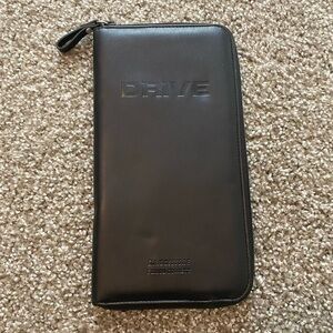 Bridgestone Golf Classic Black Drive Leather Scorecard Holder Case